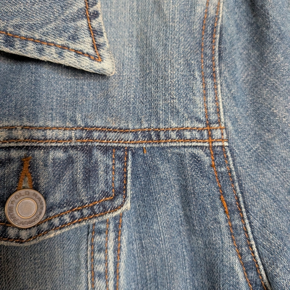 Old Navy Classic Blue Jean Jacket, size XL - Picture 3 of 6